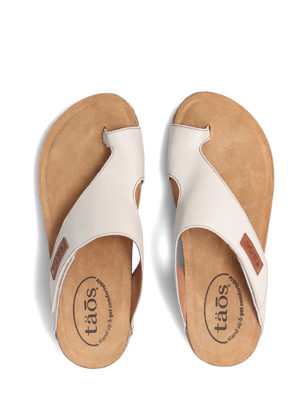 TAOS. LOOP SANDALS OFF WHITE - Picture 7 of 11